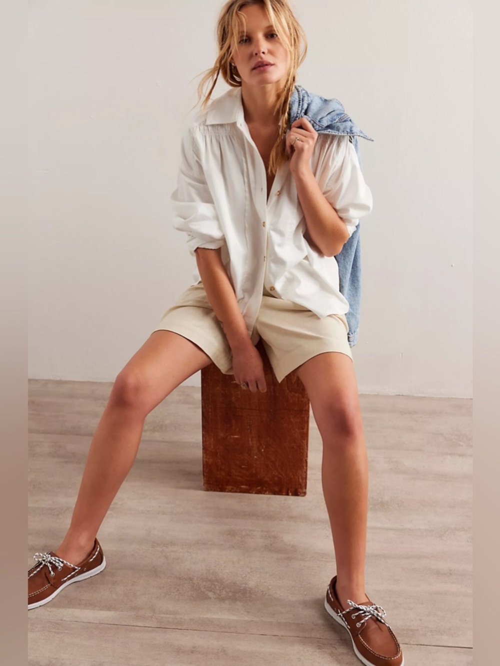 Pristine Immaculate Free People We The Free Sunday Shirt Sold Out Size: XS - Picture 4 of 11